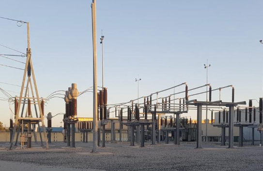 Exterior of power transmission plant