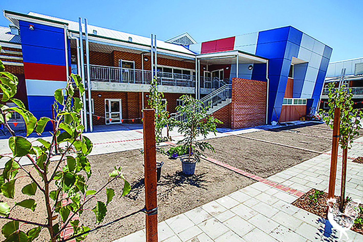 Exterior of office building