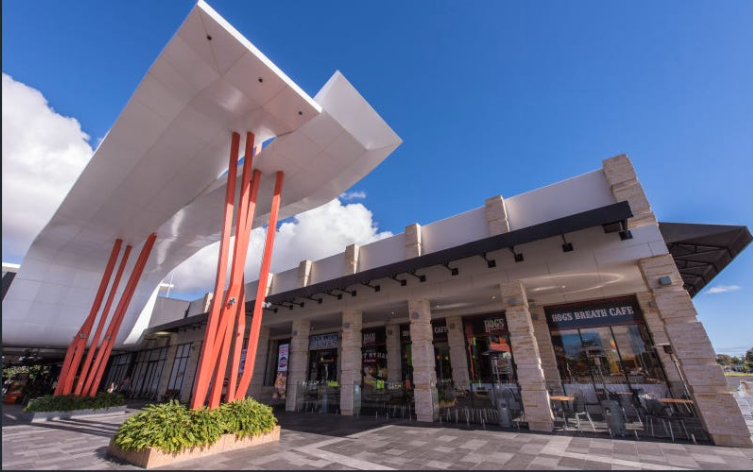 Exterior of shopping centre